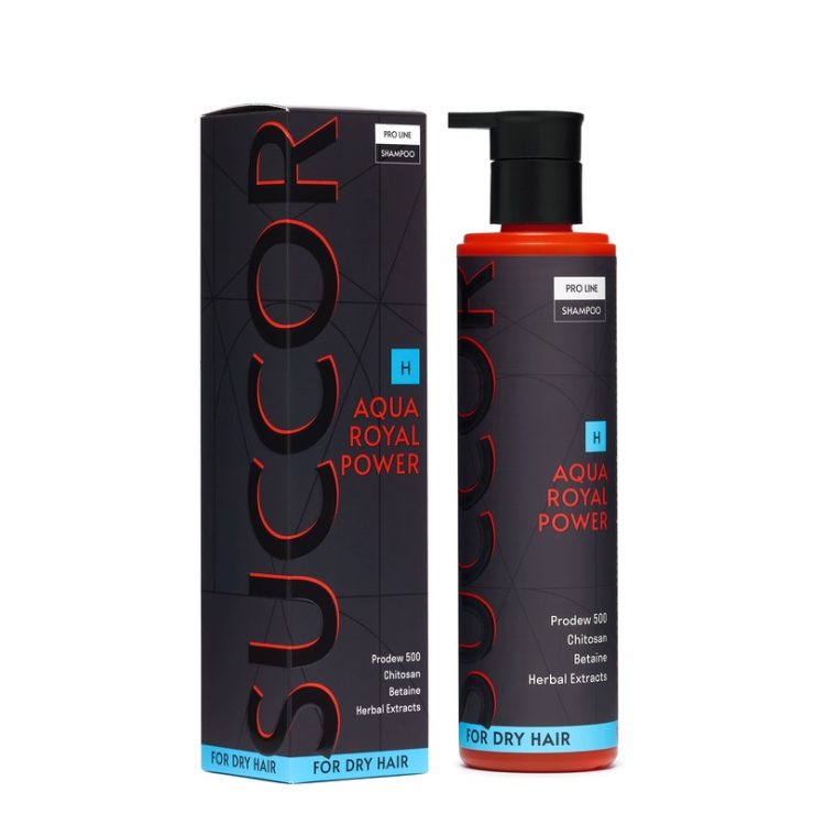 Зволожуючий шампунь для сухого волосся Aqua Royal Power Shampoo, 250 мл - фото №2