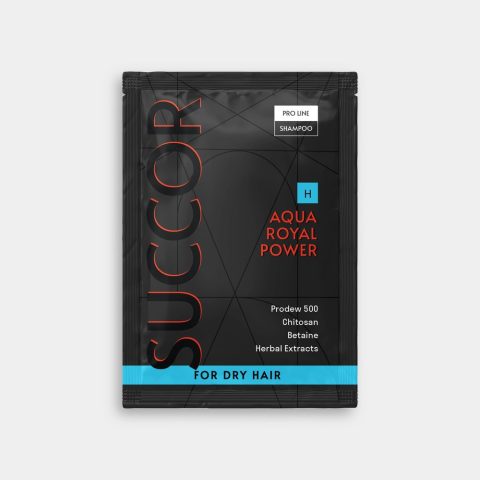 Увлажняющий шампунь для сухих волос Aqua Royal Power Shampoo, 10 мл
