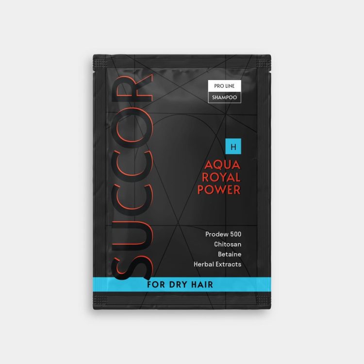 Зволожуючий шампунь для сухого волосся Aqua Royal Power Shampoo, 10 мл