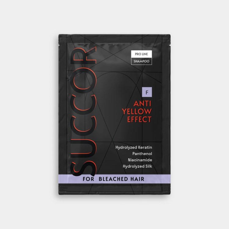 Шампунь від жовтизни для освітленого волосся Anti Yellow Effect Shampoo, 10 мл