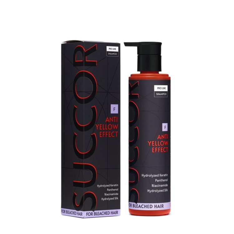Шампунь від жовтизни для освітленого волосся Anti Yellow Effect Shampoo, 250 мл - фото №1
