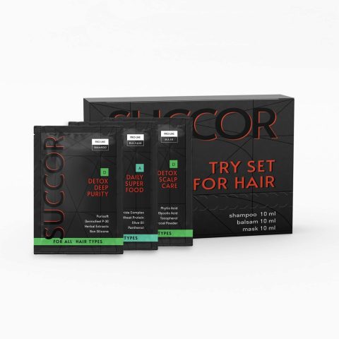 Набір пробників для глибокого очищення волосся та шкіри голови Detox Deep Purity Mini Set