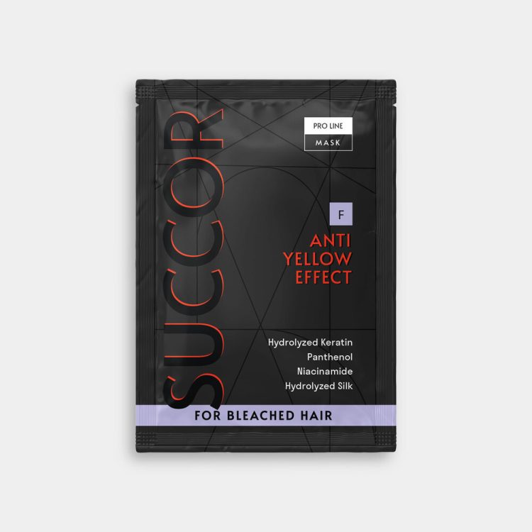 Маска від жовтизни для освітленого волосся Anti Yellow Effect Mask, 10 мл