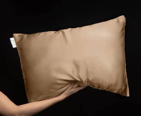 Смарт-наволочка з натурального шовку (золотий колір)