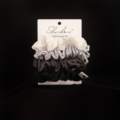 Набір резинок з натурального шовку