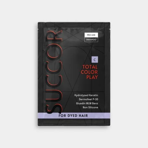 Шампунь для  фарбованого волосся Total Color Play Shampoo, 10 мл