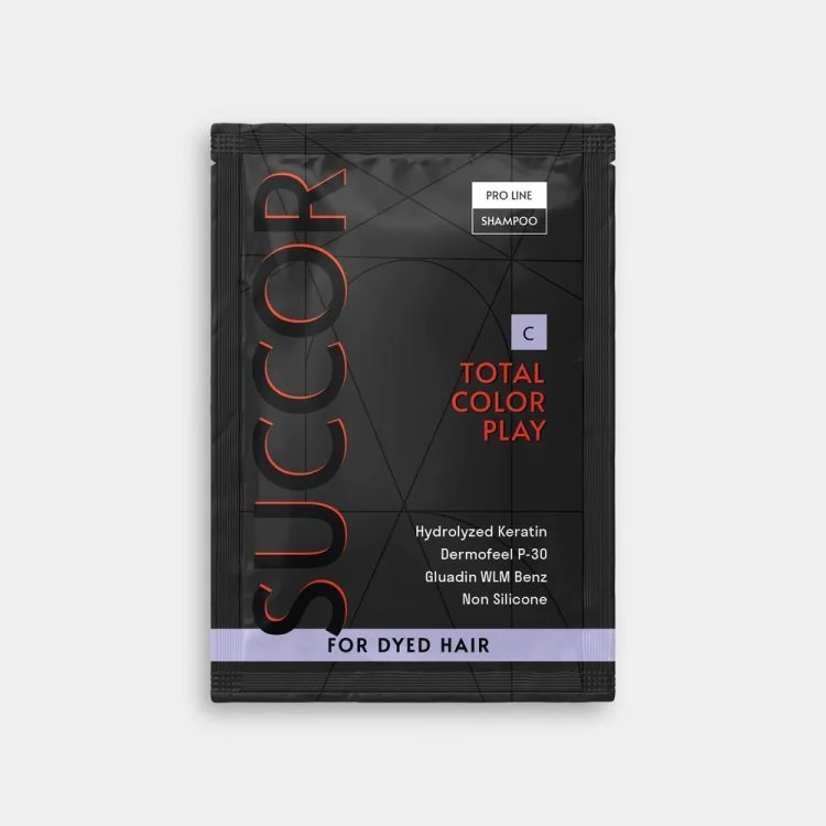 Шампунь для  фарбованого волосся Total Color Play Shampoo, 10 мл