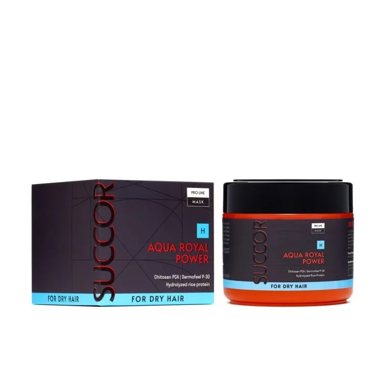 Увлажняющая маска для сухих волос Aqua Royal Power Mask, 300 мл - фото №1