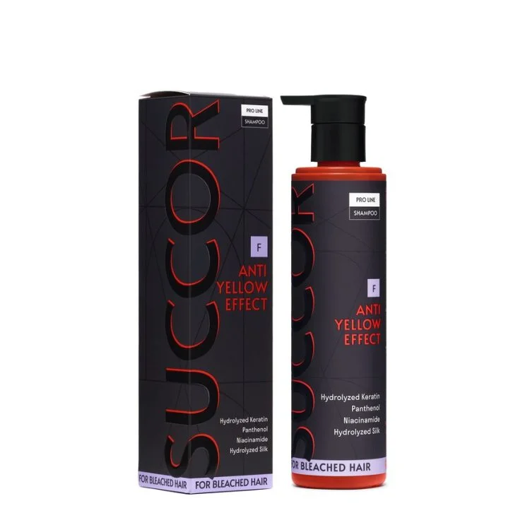 Шампунь від жовтизни для освітленого волосся Anti Yellow Effect Shampoo, 250 мл - фото №1