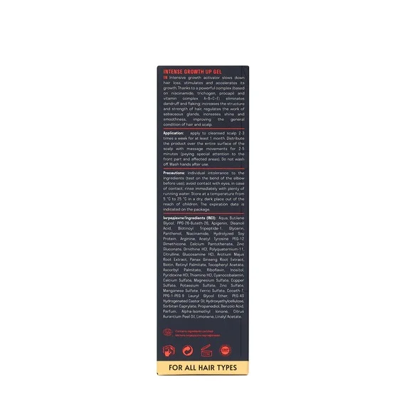 Интенсивный гель активатор роста для волос Intense Growth Up GEL, 60 мл - фото №2