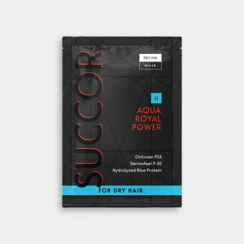 Зволожуюча маска для сухого волосся Aqua Royal Power Mask, 10 мл